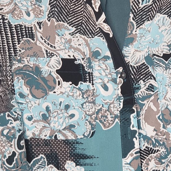 Charter Club Floral Button Down Shirt - Picture 4 of 11